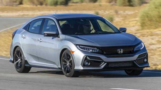 2020年式美规Civic五门掀背车型的外观进行小幅微整型。(Honda)